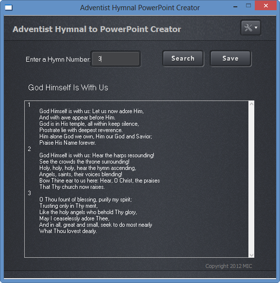 Adventist Hymnal PowerPoint